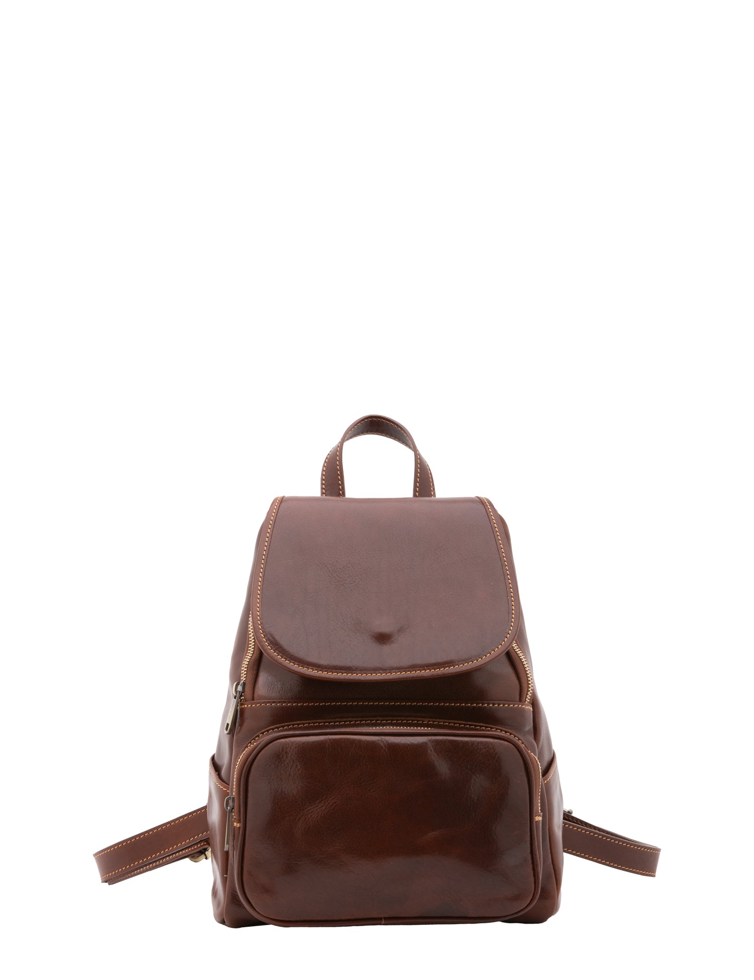 Borsa a spalla da donna Vera pelle 5534-Marrone I Fratelli