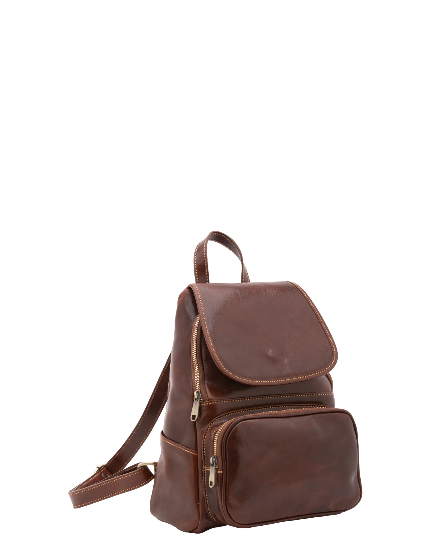 Borsa a spalla da donna Vera pelle 5534-Marrone I Fratelli