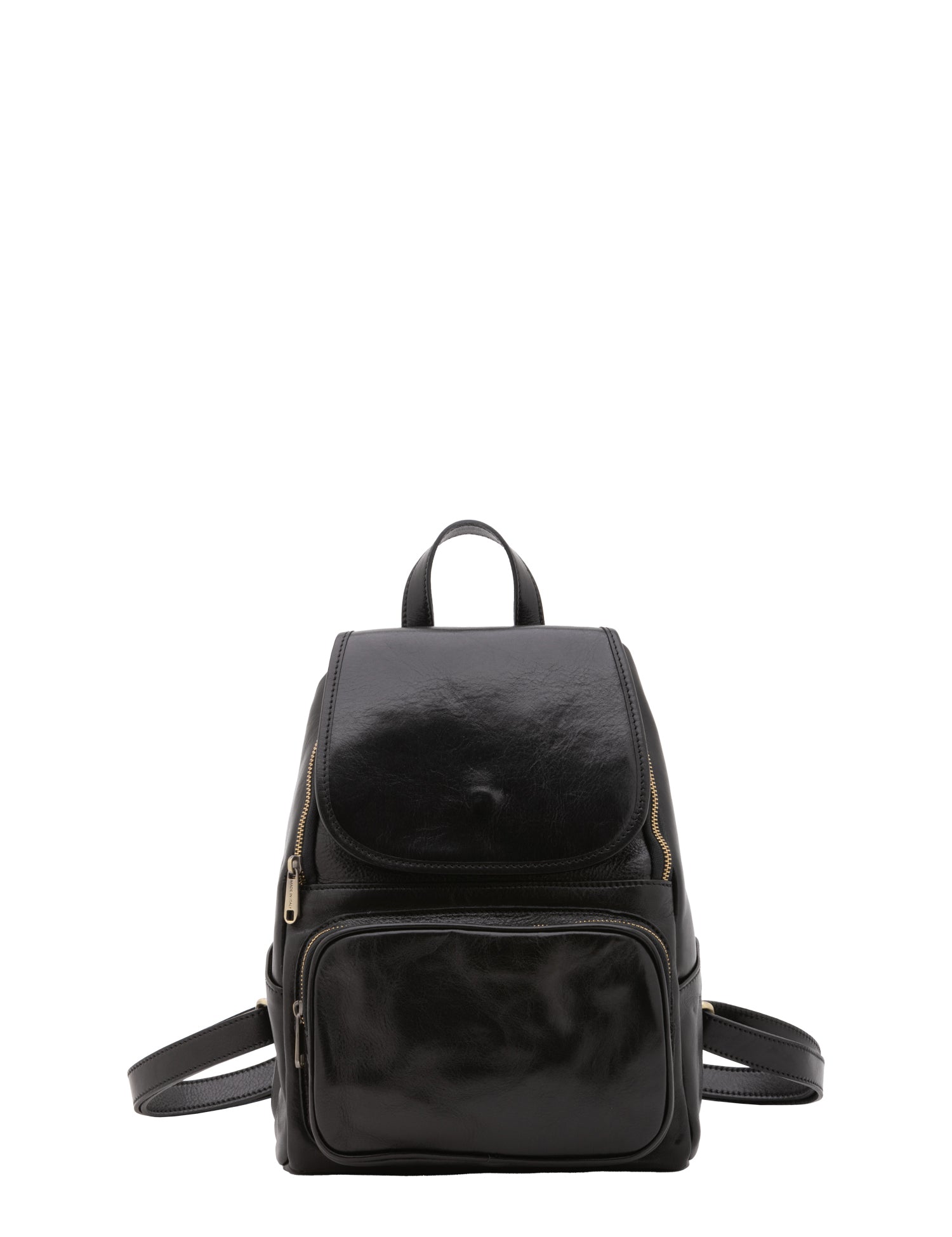 Borsa a spalla da donna Vera pelle 5534-Nero I Fratelli