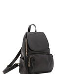 Borsa a spalla da donna Vera pelle 5534-Nero I Fratelli