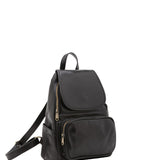 Borsa a spalla da donna Vera pelle 5534-Nero I Fratelli