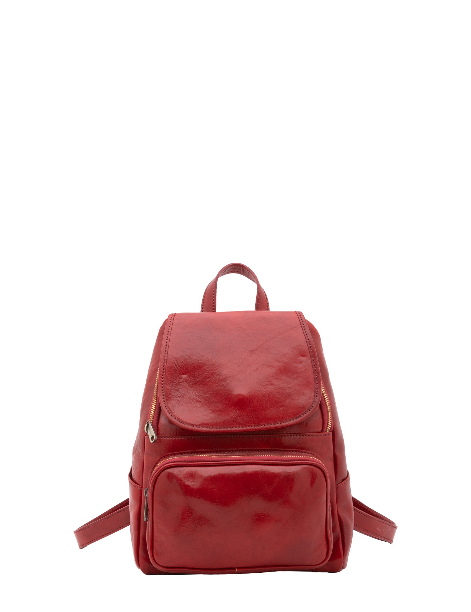 Borsa a spalla da donna Vera pelle 5534-Rosso I Fratelli