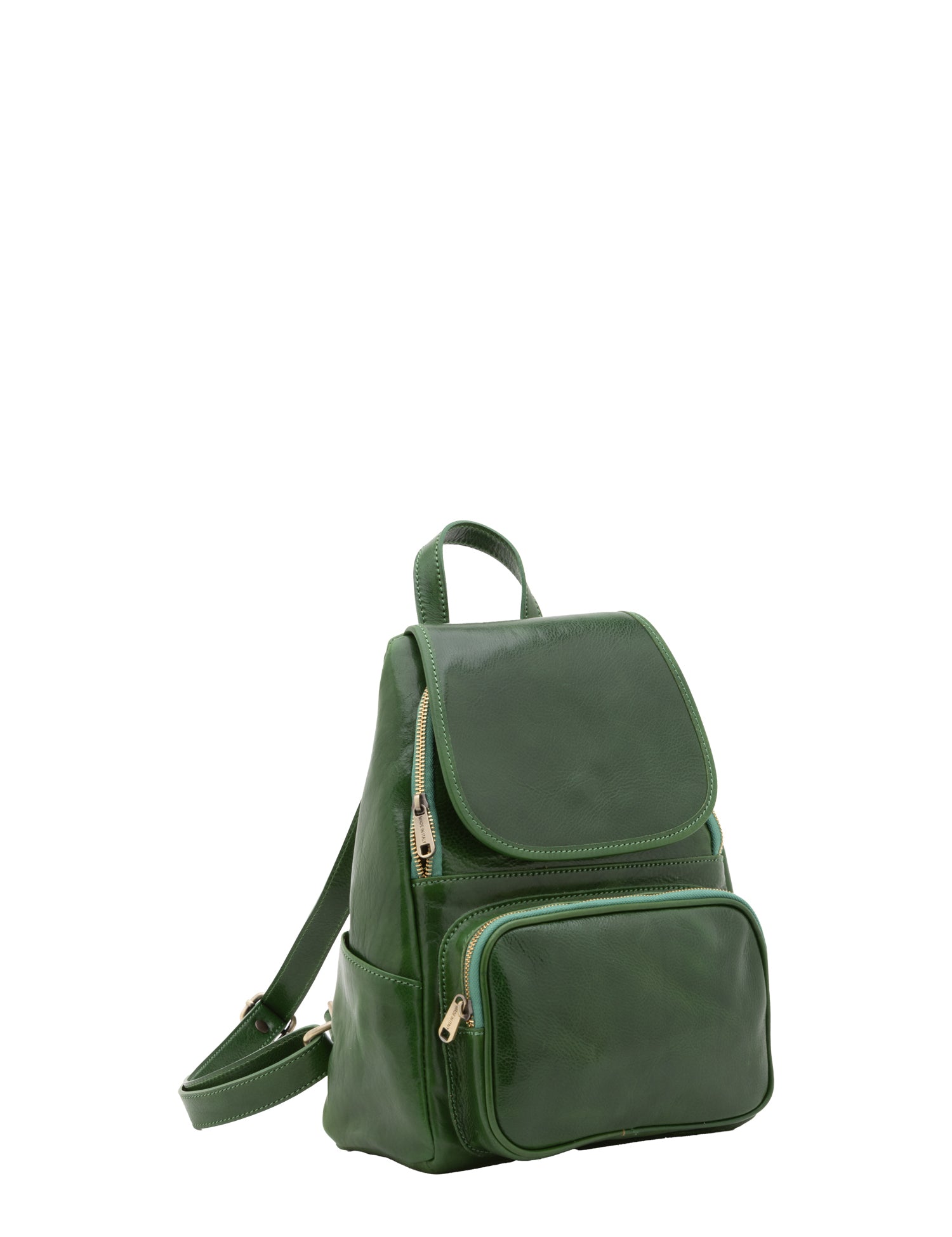 Borsa a spalla da donna Vera pelle 5534-Verde I Fratelli