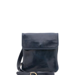 Borsa a tracolla da uomo in vera pelle Made in Italy 5535-Blu I Fratelli