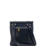 Borsa a tracolla da uomo in vera pelle Made in Italy 5535-Blu I Fratelli