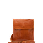 Borsa a tracolla da uomo in vera pelle Made in Italy 5535-Cognac I Fratelli