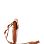 Borsa a tracolla da uomo in vera pelle Made in Italy 5535-Cognac I Fratelli