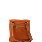 Borsa a tracolla da uomo in vera pelle Made in Italy 5535-Cognac I Fratelli