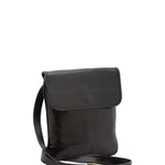 Borsa a tracolla da uomo in vera pelle Made in Italy 5535-Nero I Fratelli