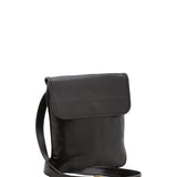 Borsa a tracolla da uomo in vera pelle Made in Italy 5535-Nero I Fratelli