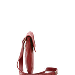 Borsa a tracolla da uomo in vera pelle Made in Italy 5535-Rosso I Fratelli