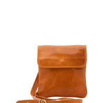 Borsa a tracolla da uomo in vera pelle Made in Italy 5535-Senape I Fratelli