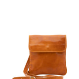 Borsa a tracolla da uomo in vera pelle Made in Italy 5535-Senape I Fratelli