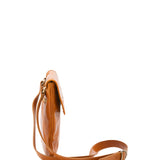 Borsa a tracolla da uomo in vera pelle Made in Italy 5535-Senape I Fratelli
