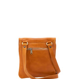 Borsa a tracolla da uomo in vera pelle Made in Italy 5535-Senape I Fratelli