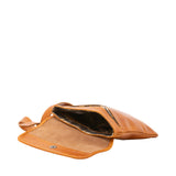 Borsa a tracolla da uomo in vera pelle Made in Italy 5535-Senape I Fratelli
