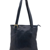 Borsa a spalla da donna 100% pelle 5536-Blu I Fratelli