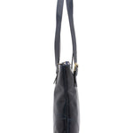 Borsa a spalla da donna 100% pelle 5536-Blu I Fratelli