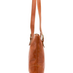 Borsa a spalla da donna 100% pelle 5536-Cognac I Fratelli