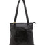 Borsa a spalla da donna 100% pelle 5536-Nero I Fratelli