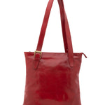 Borsa a spalla da donna 100% pelle 5536-Rosso I Fratelli
