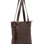 Borsa a spalla da donna 100% pelle 5536-Tmoro I Fratelli