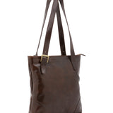 Borsa a spalla da donna 100% pelle 5536-Tmoro I Fratelli