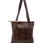 Borsa a spalla da donna 100% pelle 5536-Tmoro I Fratelli