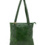 Borsa a spalla da donna 100% pelle 5536-Verde I Fratelli