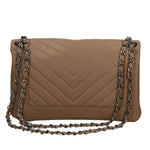 Bologna Borsa a spalla da donna Vera pelle 6590-TAUPE Gave Lux