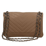 Bologna Borsa a spalla da donna Vera pelle 6590-TAUPE Gave Lux
