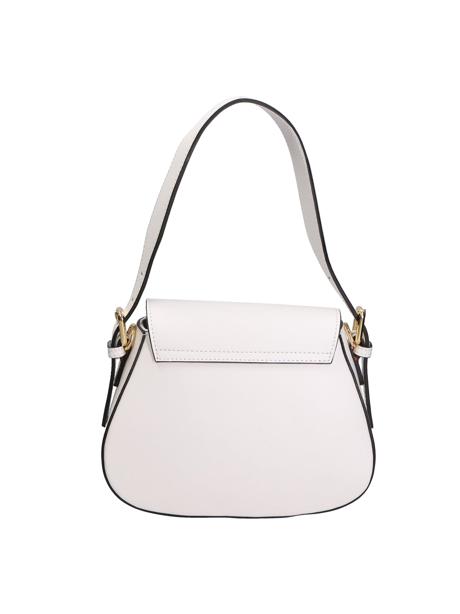 Giulia Borsa a spalla da donna Vera pelle 05958-L101 BIANCO Gave Lux