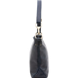Borsa a spalla da donna 100% pelle 5540-Blu I Fratelli