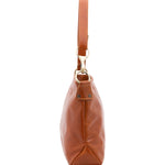 Borsa a spalla da donna 100% pelle 5540-Cognac I Fratelli