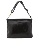 Borsa a spalla da donna 100% pelle 5540-Nero I Fratelli