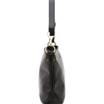 Borsa a spalla da donna 100% pelle 5540-Nero I Fratelli