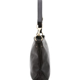 Borsa a spalla da donna 100% pelle 5540-Nero I Fratelli