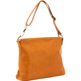 Borsa a spalla da donna 100% pelle 5540-Senape I Fratelli