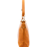Borsa a spalla da donna 100% pelle 5540-Senape I Fratelli