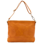 Borsa a spalla da donna 100% pelle 5540-Senape I Fratelli