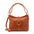 Borsa a spalla da donna 100% pelle 5541-Cognac I Fratelli