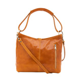 Borsa a spalla da donna 100% pelle 5541-Senape I Fratelli