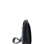 Borsa a tracolla da uomo in vera pelle Made in Italy 5543-Blu I Fratelli
