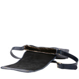 Borsa a tracolla da uomo in vera pelle Made in Italy 5543-Blu I Fratelli