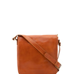 Borsa a tracolla da uomo in vera pelle Made in Italy 5543-Cognac I Fratelli