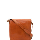 Borsa a tracolla da uomo in vera pelle Made in Italy 5543-Cognac I Fratelli