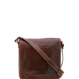 Borsa a tracolla da uomo in vera pelle Made in Italy 5543-Marrone I Fratelli