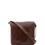 Borsa a tracolla da uomo in vera pelle Made in Italy 5543-Marrone I Fratelli
