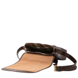 Borsa a tracolla da uomo in vera pelle Made in Italy 5543-Marrone I Fratelli