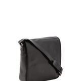 Borsa a tracolla da uomo in vera pelle Made in Italy 5543-Nero I Fratelli